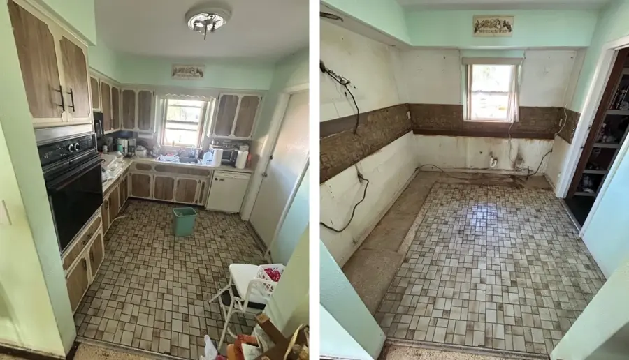 Kitchen demolition service by JunkGTA